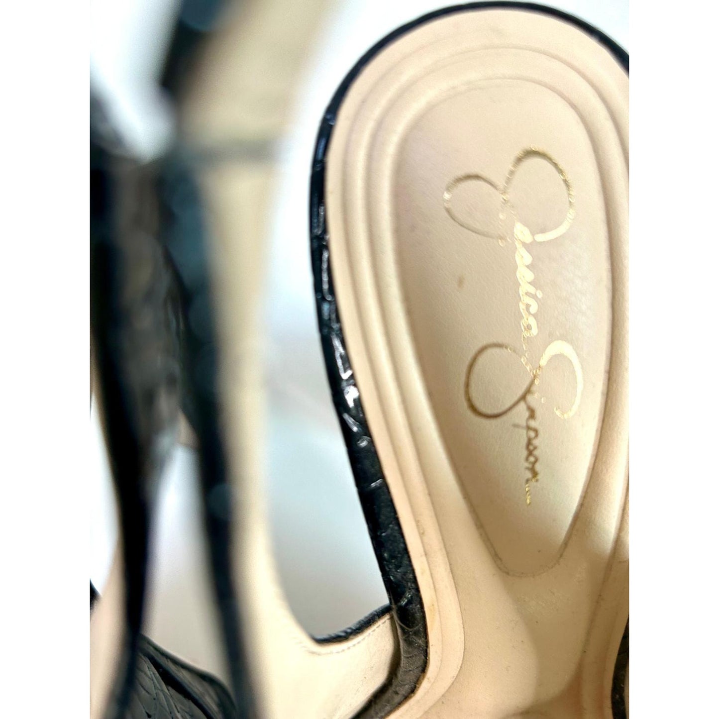 Jessica Simpson 5" platform heels.