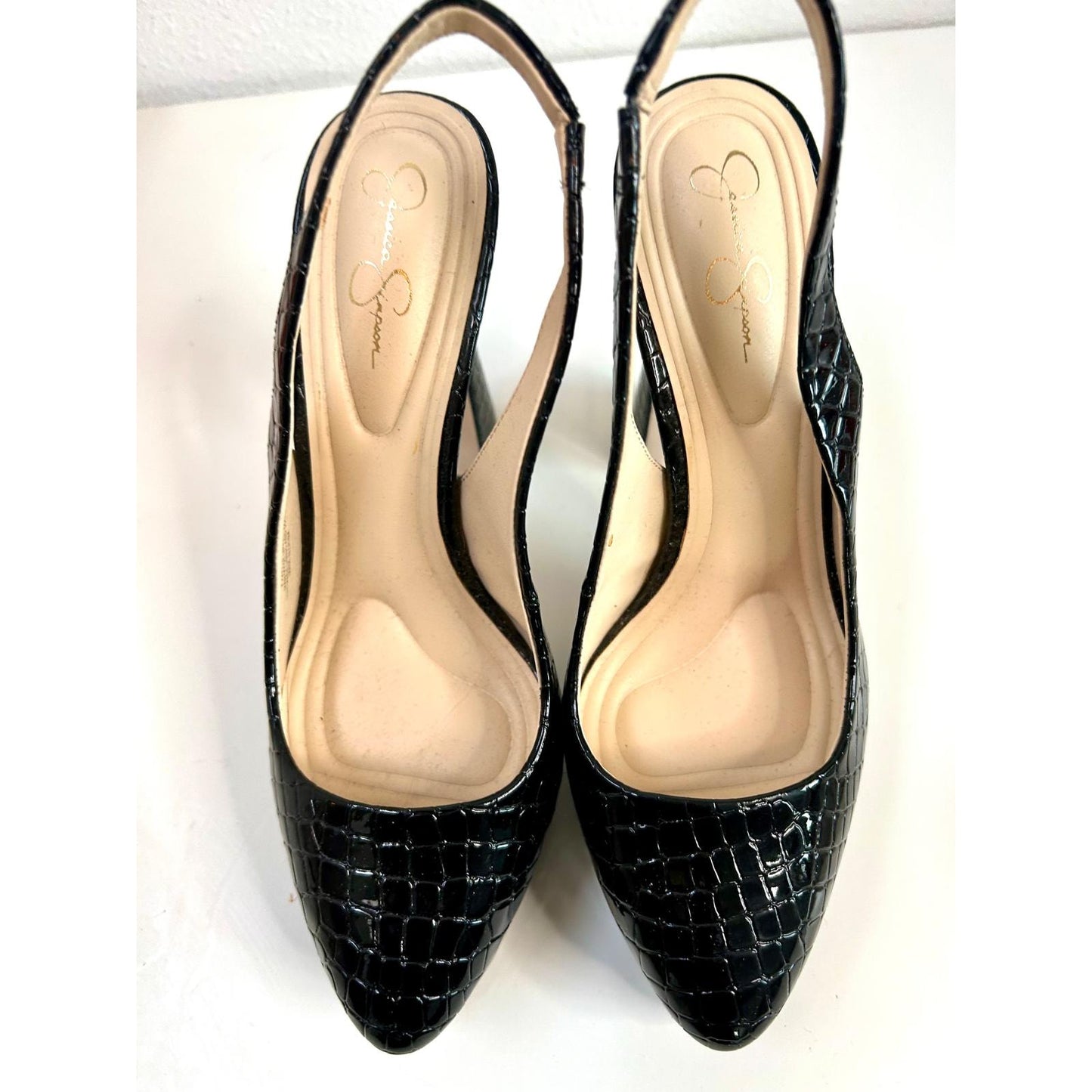 Jessica Simpson 5" platform heels.