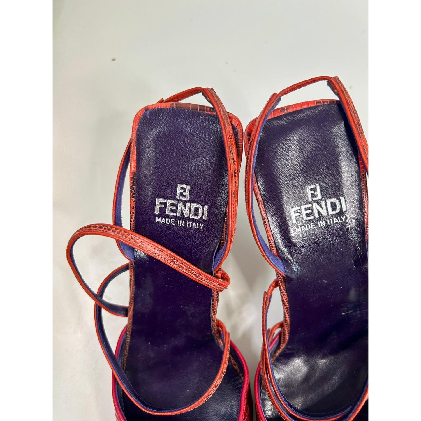 Fendi Python snake heel 3"