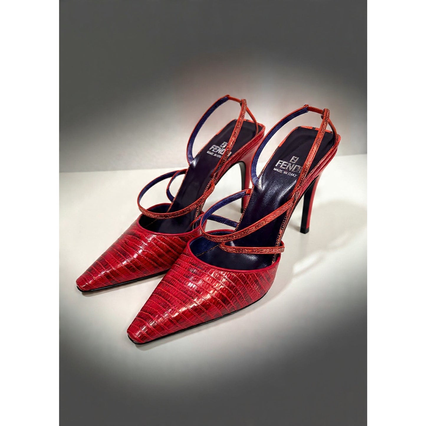 Fendi Python snake heel 3"